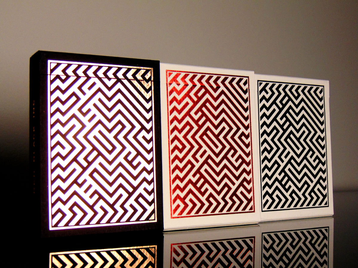 トランプ BLRD Red Gold Black PLAYING CARDS Marked BLRD RED Playing Cards by Red Black Inc | X-Decks Playing Cards