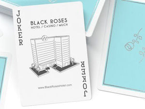 Black Roses Hotel V3 Cold Foil by Daniel Schneider