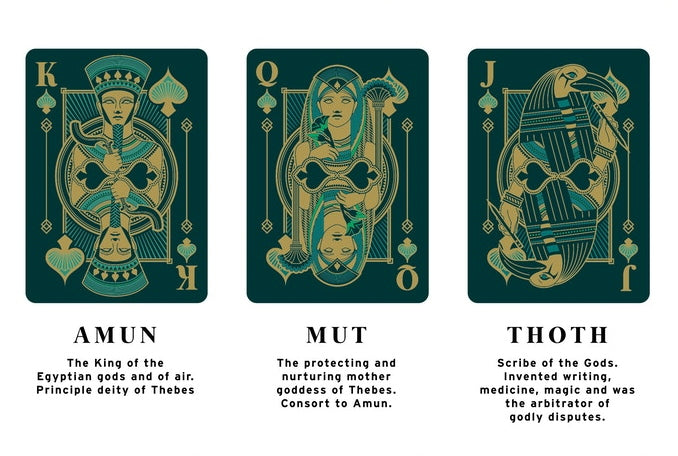 Anubis & Osiris Shadows Gilded Set by Steve Minty