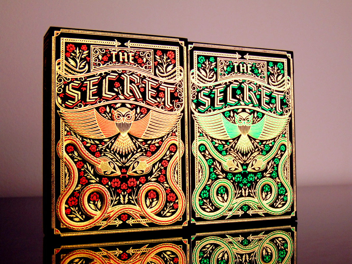 The Secret Playing Cards Standard Set by Chamber of Wonder – Curated Cards