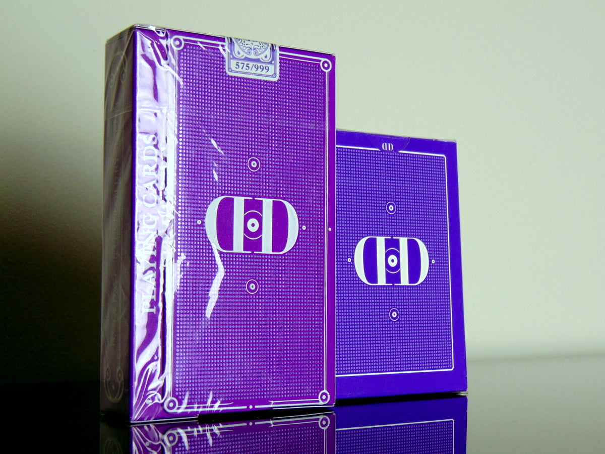 Smoke & Mirrors V9 Playing Cards (Purple) by Dan & Dave – Curated